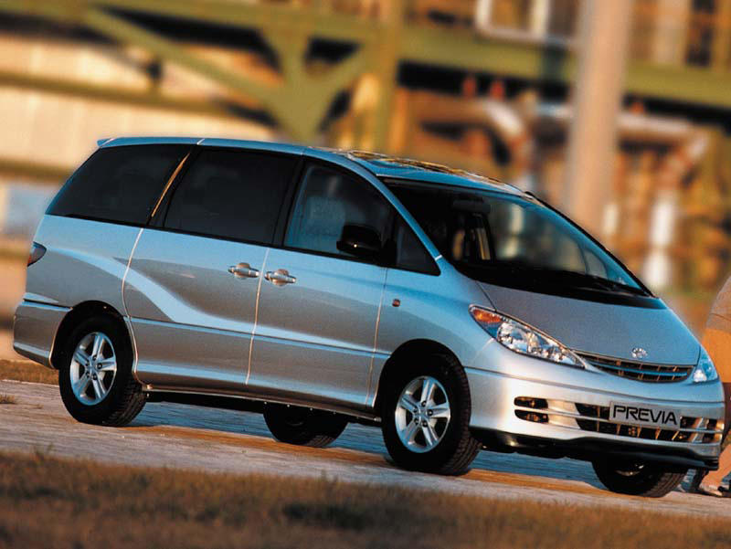 Toyota Previa  2.4 16V 156 KM - dane techniczne, wymiary, spalanie i opinie